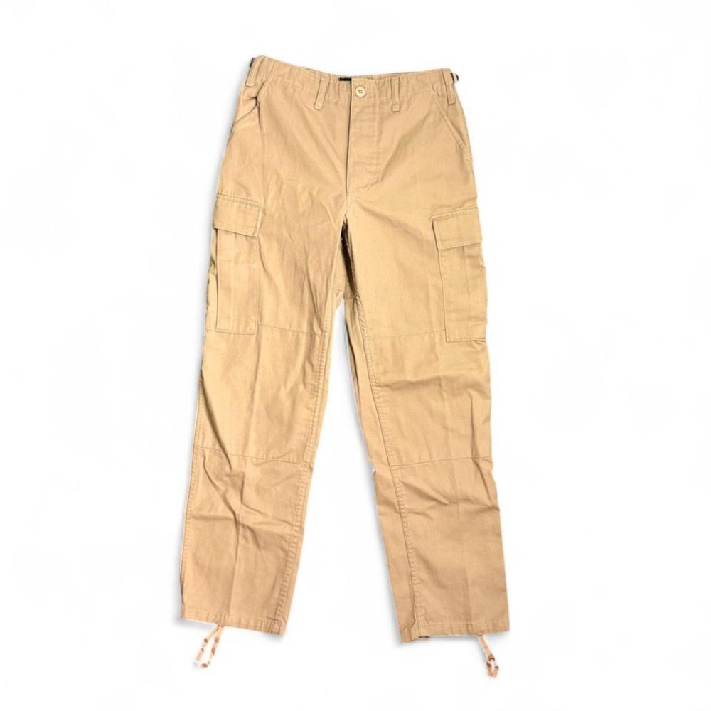 Tru-Spec Tan Cargo Military Pants Size 27-31 Utility Trousers‎ Adjustable